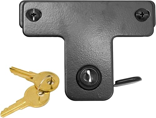 Rugged Ridge Kit de bloqueo de capó 11252.05 Compatible con Jeep Wrangler JK 2007-2018