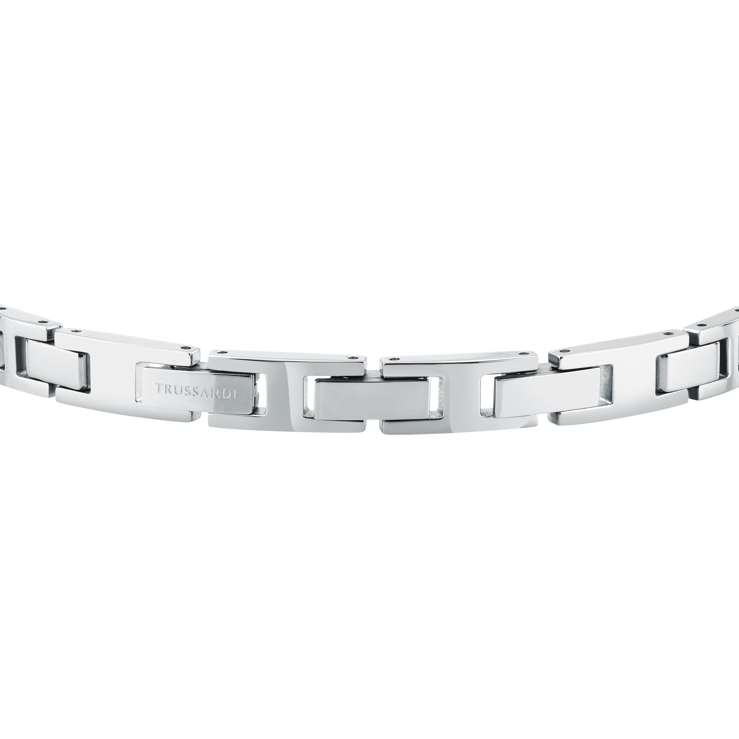 Trussardi Bracciale Uomo in Acciaio, Rigido, Collezione T-STEEL - TJAXV49