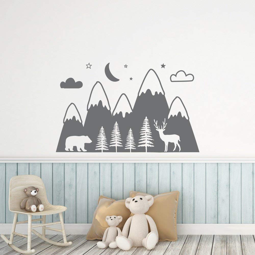 woodland nursery wall decals