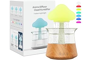 Mesmerizing Rain Lamp Cloud Humidifier for Serene Ambiance