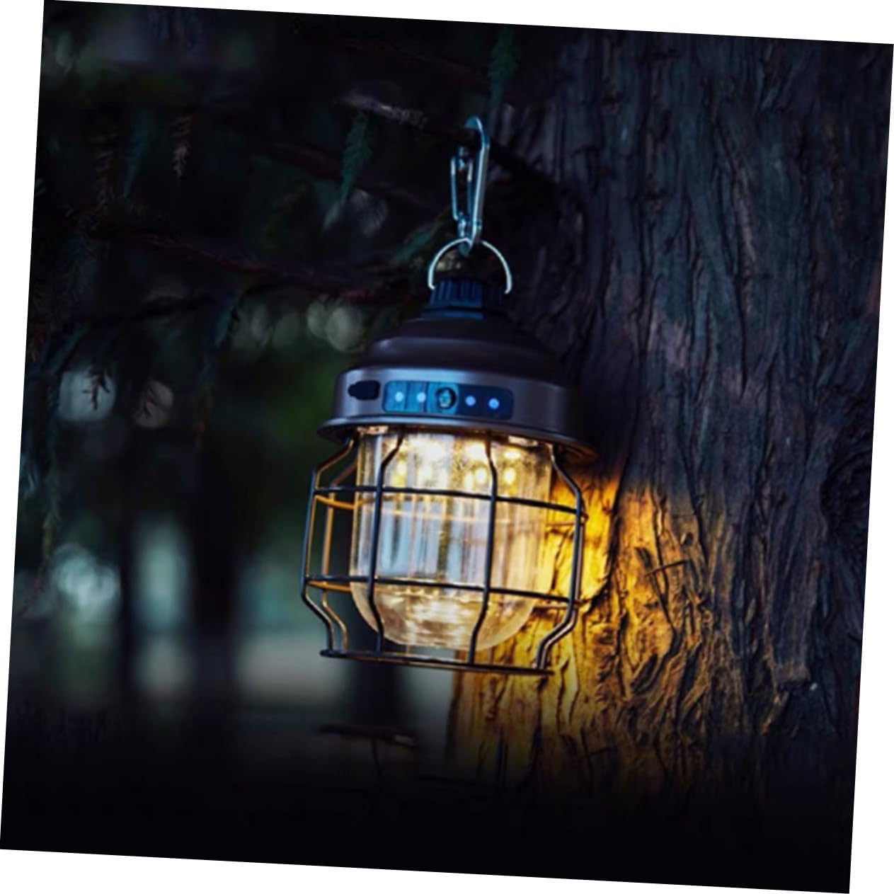 Portable USB Charging Lantern Lightweight Hanging Camping Lamp Durable and Versatile for Outdoor Adventures Friends and Family