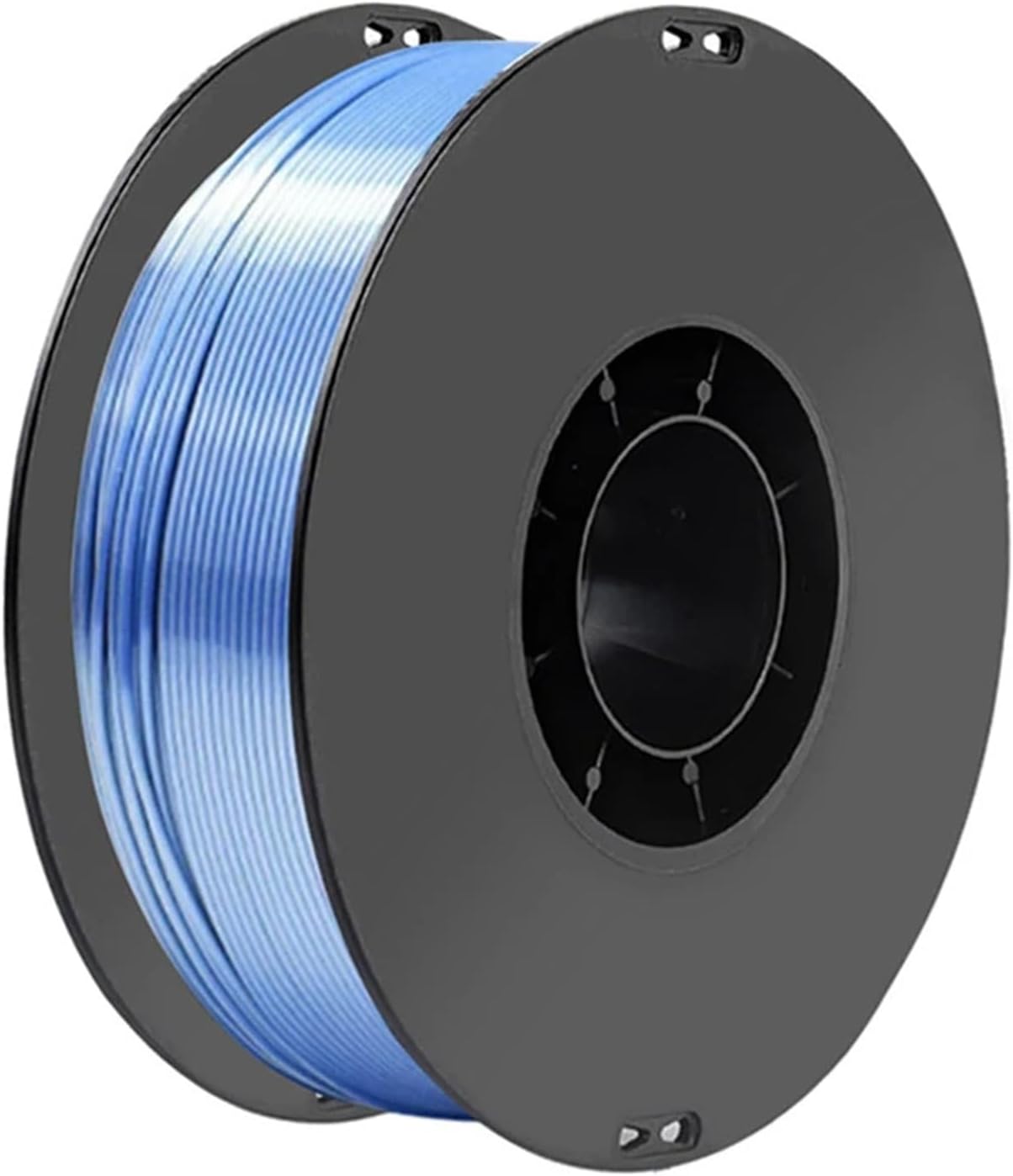 Silk Dual Color PLA 3D Printer Filament 1.75mm 1KG - Blue & Silver, Magic Sublimation Duotone 3D Printing Material