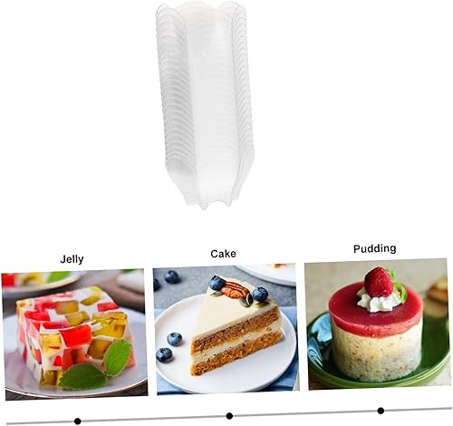 Miniatura 2 de NOLITOY 48 Pcs Flower Mousse Cup Bowl Disposable Ice Cream Bowls Dessert Cups Pudding Cup Jelly Cups Vasos Para Postres Mini Parfait Appetizer Cup