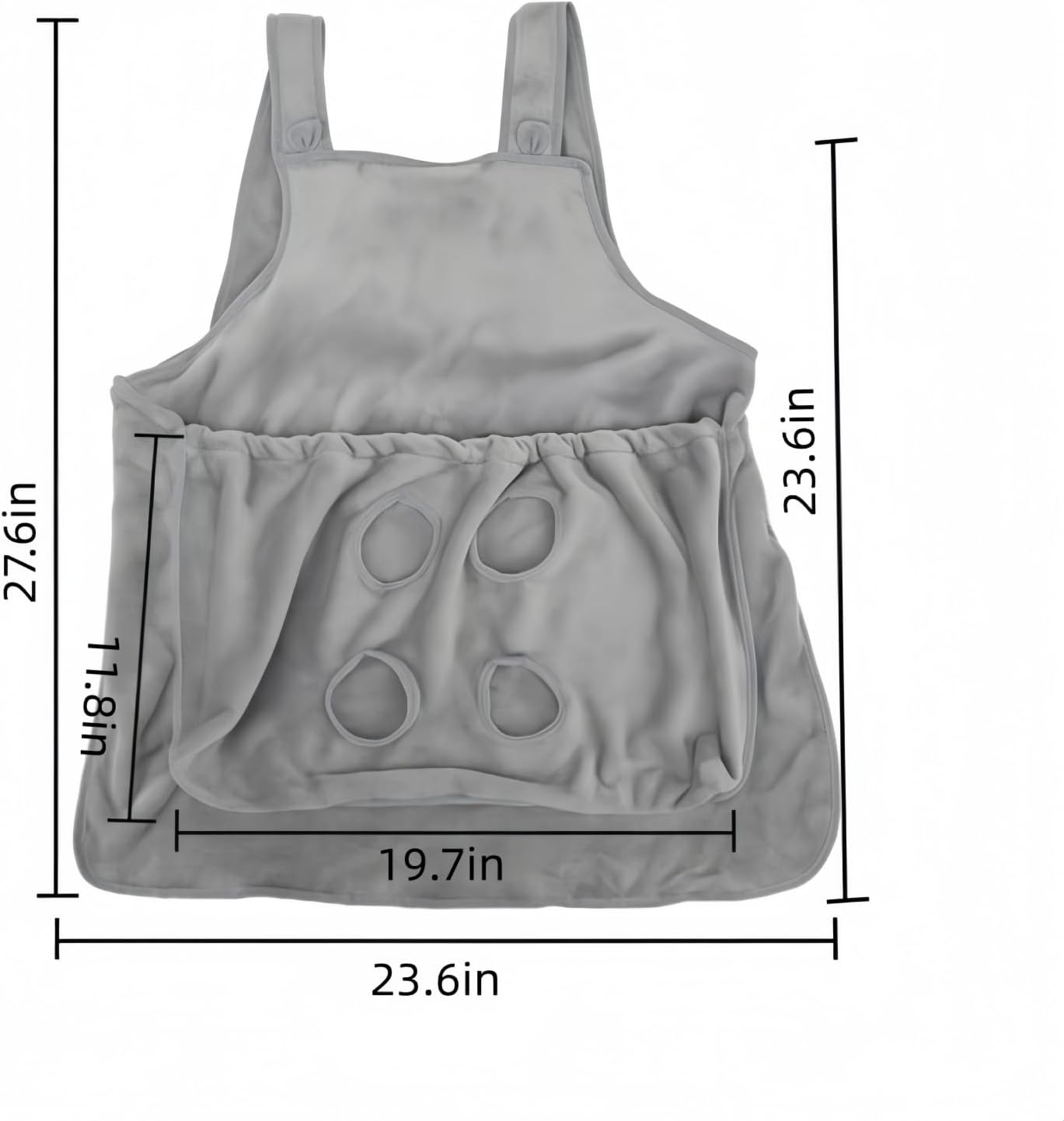 Cozy Cat Sling Carrier - Adjustable Shoulder Pet Carrier for Small Cats, Portable Sleep Sack with Pouch for Indoor Comfort Nail Trimming & Grooming (2PCSBlue,Medium)