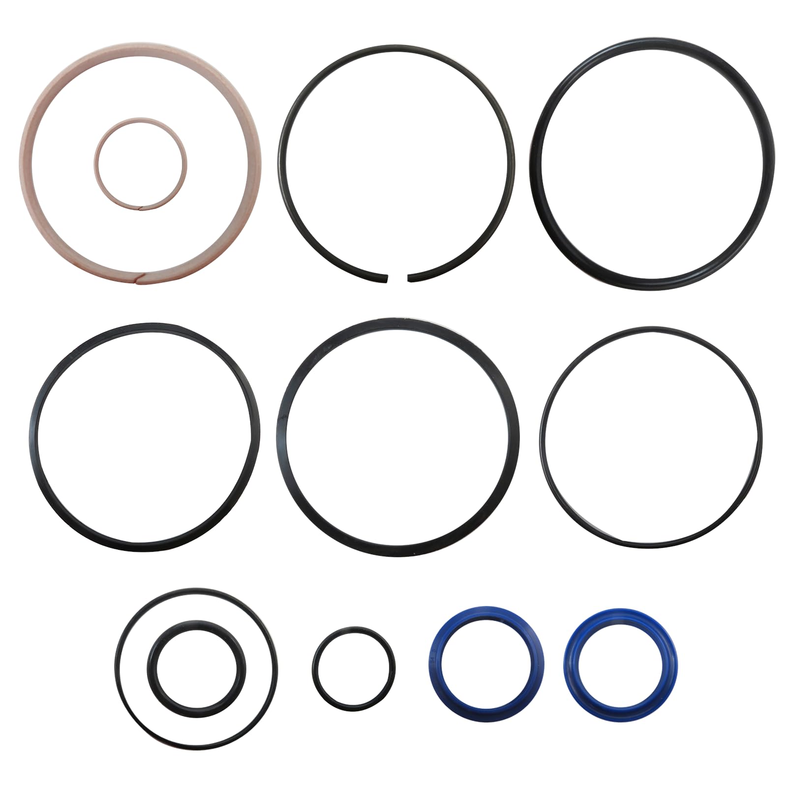 Artmavin Hydraulic Log Splitter Cylinder Rebuild Seal Repair Kit for 4.0