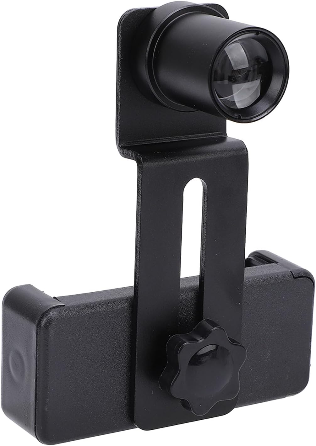 Microscope Phone Adapter, 12.5X Optical Glass Lens Smartphone Mount Eyepiece Connector for 23.2mm Biological Microscopes 70-90mm Phones for Photo Video Capture