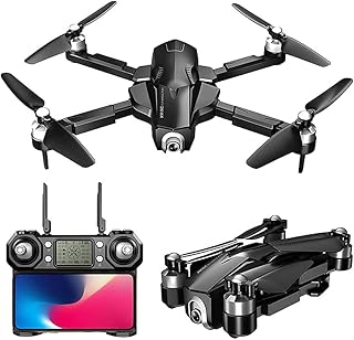 Drone com câmera de posicionamento de fluxo óptico Rc Quadcopter com câmera Hd 4K, modo sem cabeça Altitude Hold, drones Fpv dobráveis Wifi vídeo ao vivo 3D Flip 6Axis Rtf Easy Fly Ste