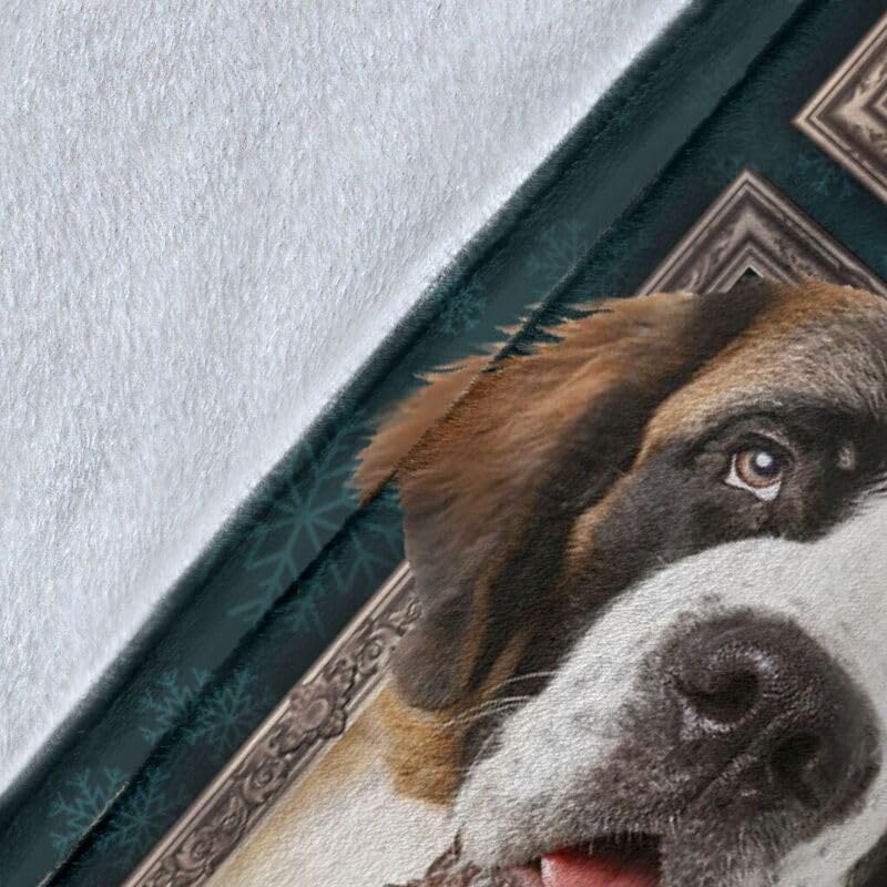 Miniatura 8 de Manta de San Bernardo, manta de San Bernardo 3D, manta de perro de San Bernardo regalo para mamá de perro, manta de franela de San Bernardo para