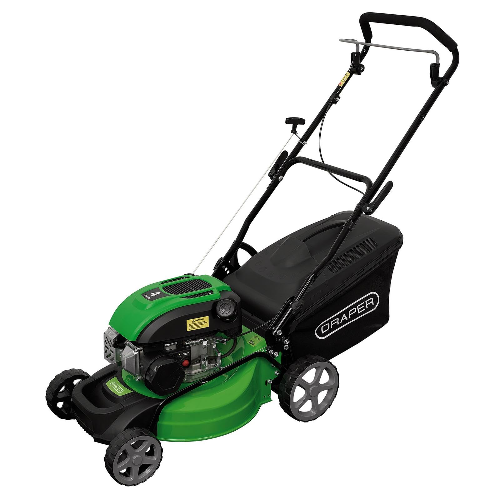 Tondeuse à gazon essence 149cc Draper avec coupe de 406 mm efficace