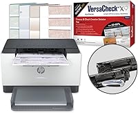 Vista 1 de VersaCheck HP LaserJet M209 MXE MICR Check Printer y VersaCheck X9 Platinum Paquete de software de impresión de cheques de 5 usuarios