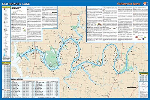 Ouachita Lake Fishing Map