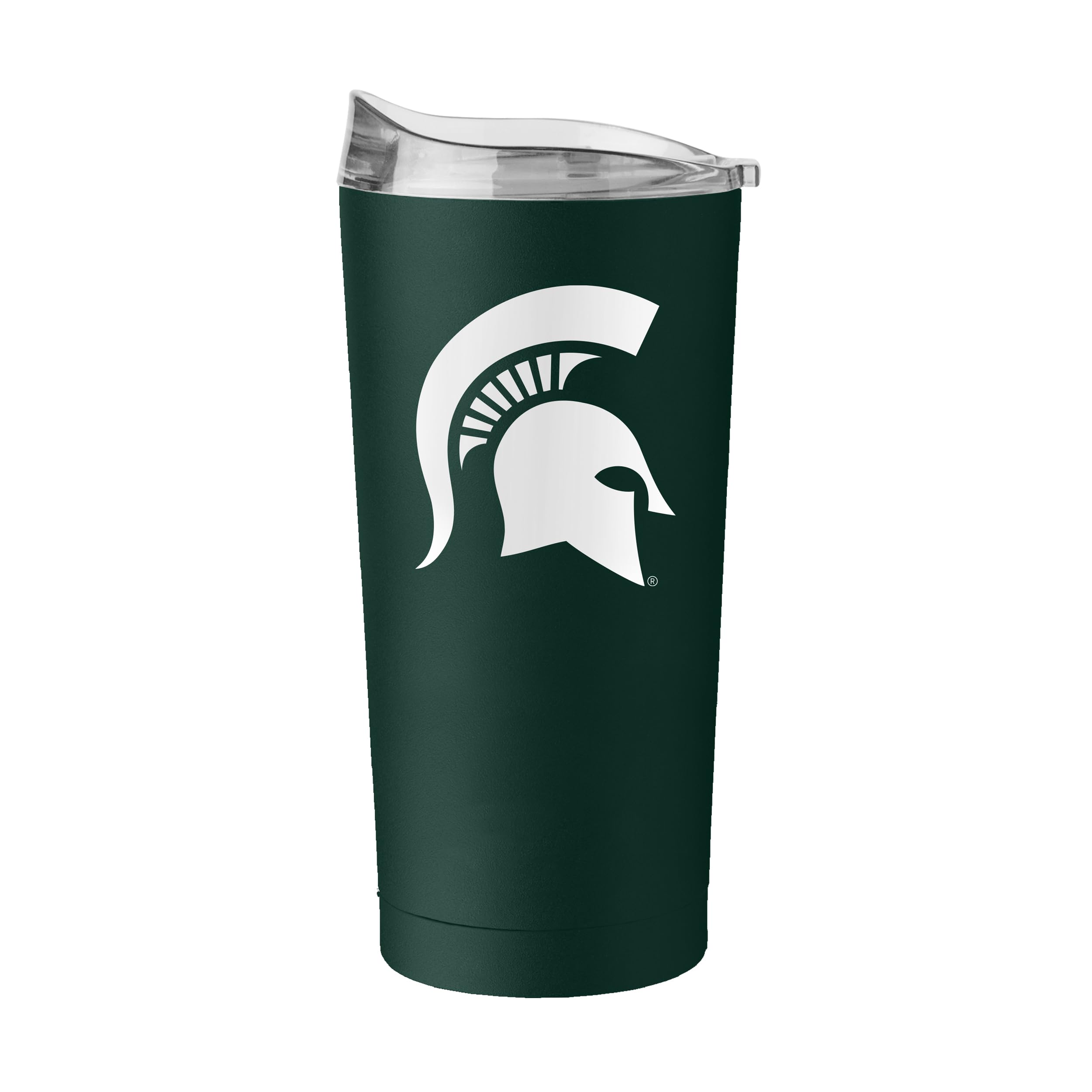 Logo Brands NCAA 20 oz Powder Coat Stainless Tumbler -Double-Wall Insulated Everday Tumbler for Hot or Cold Drinks, High Lip Lid, Team Color