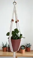 Suporte de Planta Macrame com fios 100% algodão