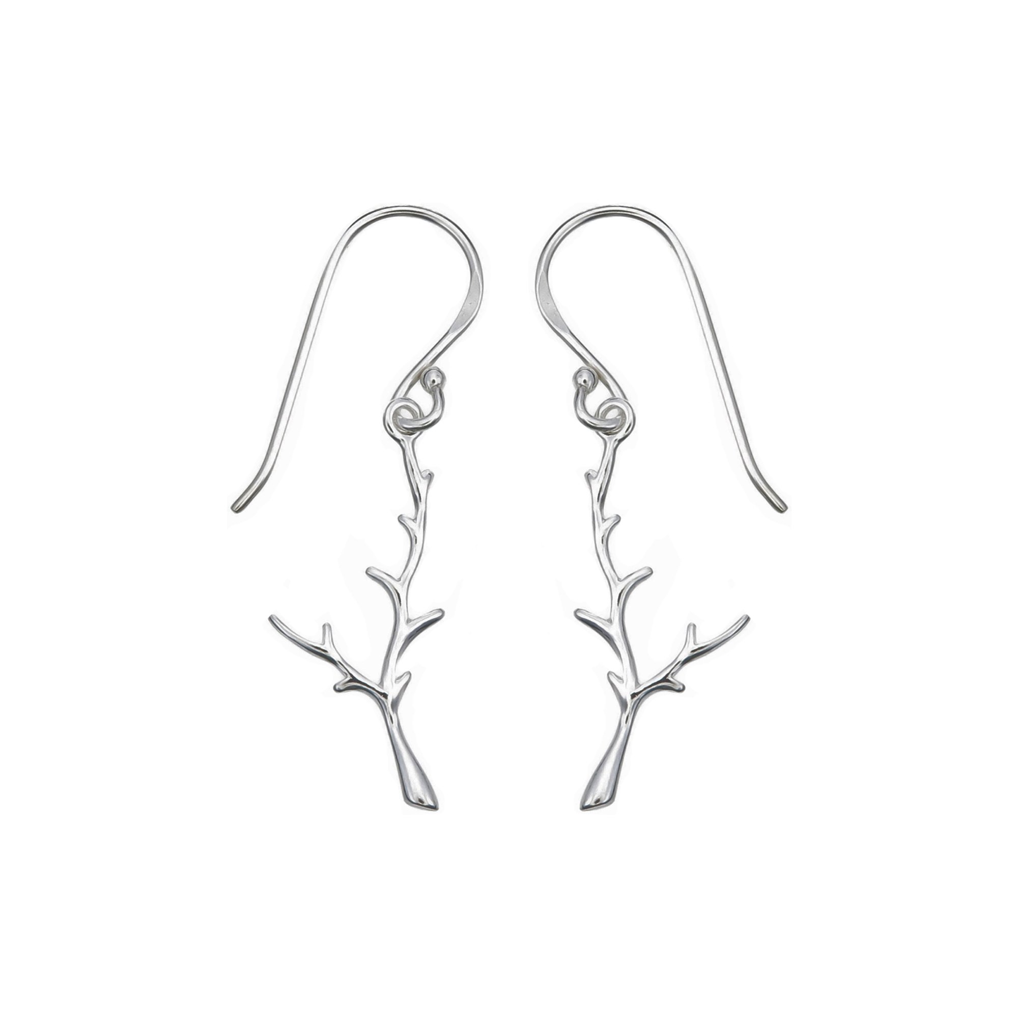 Boma Sterling Silver Branch Earrings for Women