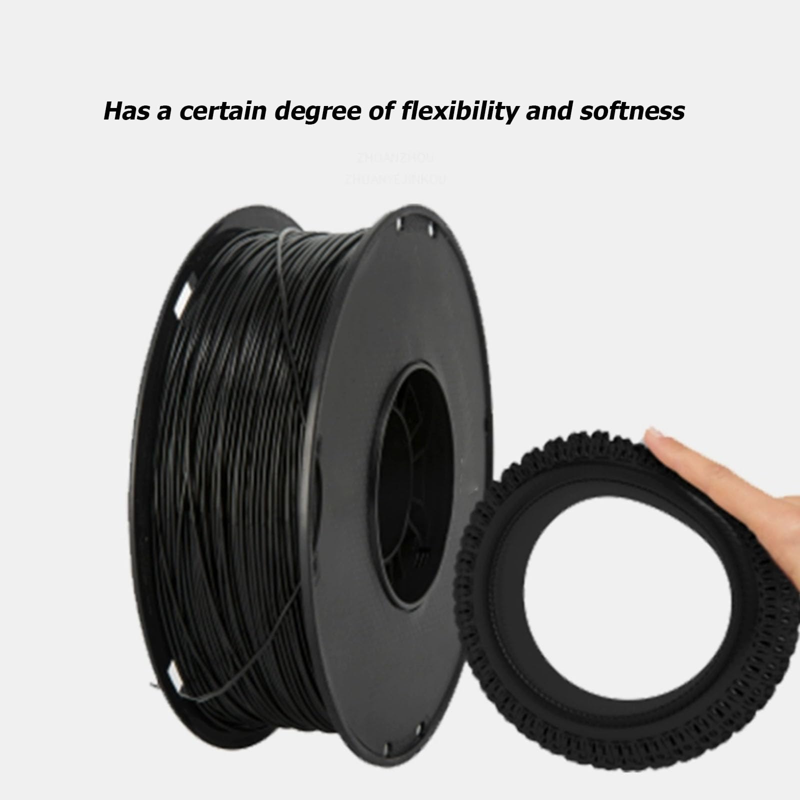 TPU 85A 1.75mm 3D Drucker Filament Hoch Elastisches Flexibles Thermoplastisches Material Weiches Gummi Langlebig Für Industriellen Druck,orange red