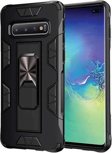Funda para Samsung Galaxy S10 Plus para Samsung Galaxy S10+ de grado militar, con soporte integrado, armadura resistente, a prueba de golpes, funda Funda para Samsung Galaxy S10 Plus para Samsung Galaxy S10+ de grado militar, con soporte integrado, armadura resistente, a prueba de golpes, funda