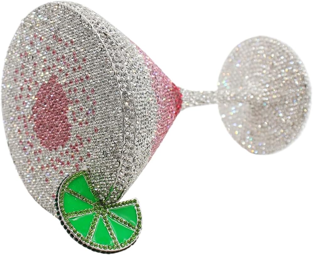 Women Goblet Rhinestone Evening Bag Cocktail Cup Diamond Clutch Funny Crystal Prom Handbag Wedding Purse for Party | Women, Goblet, Rhinestone, Cocktail Cup, Diamond, Funny - Image 3