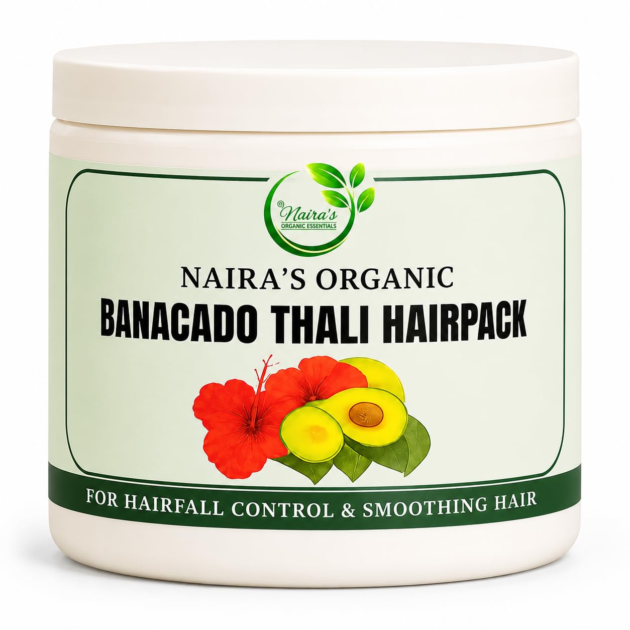 Banacado Thali Hair Pack | Banana & Avocado for Healthy and Silky Shine with Aloe Vera & Flaxseeds | 300 Grams-image-11