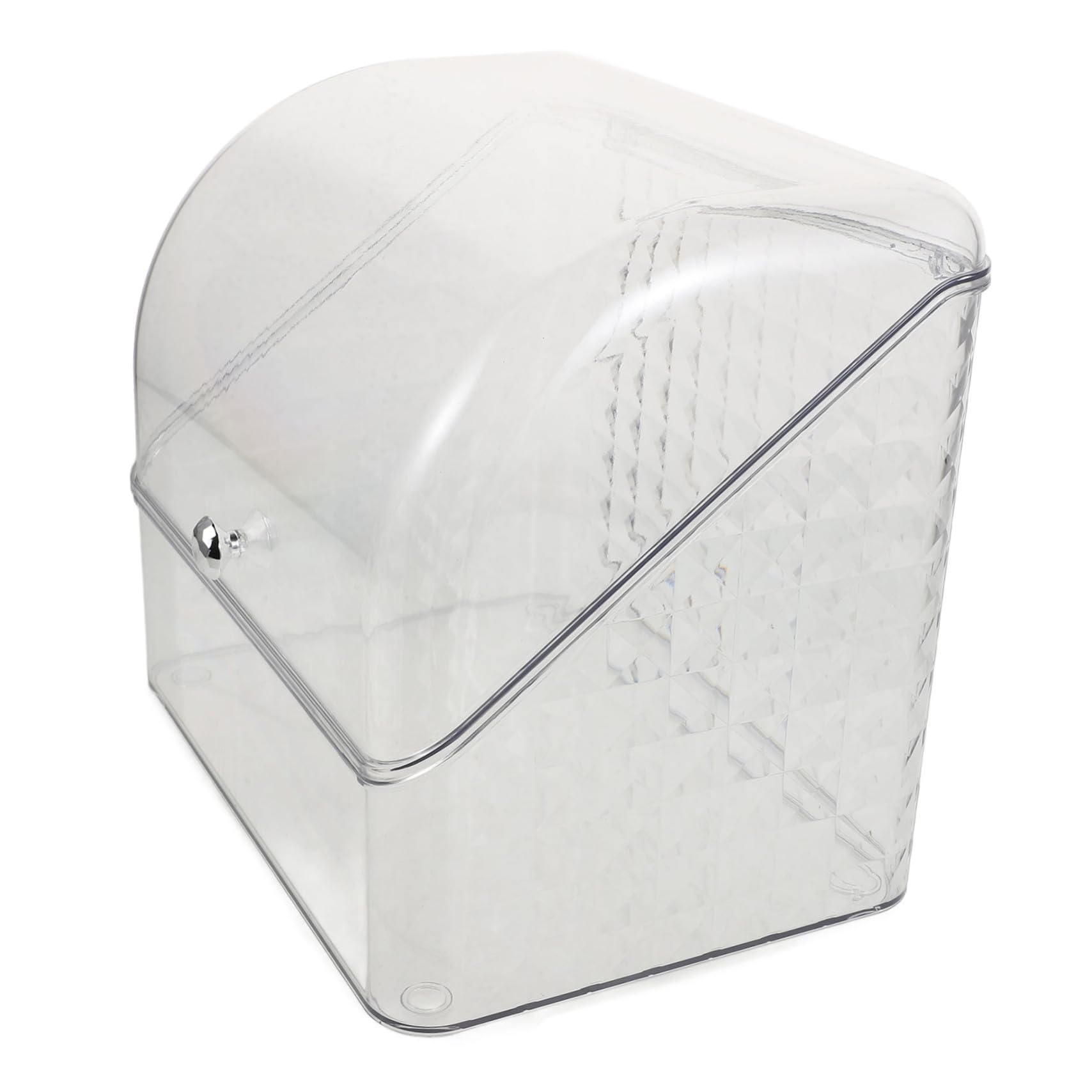 Organizzatore Trucco con Coperchio, Grande Capienza in Pet-pp | Uso Versatile, Categorizzazione Comoda, Protezione del Contenuto, Finitura Raffinata e Sofisticata
