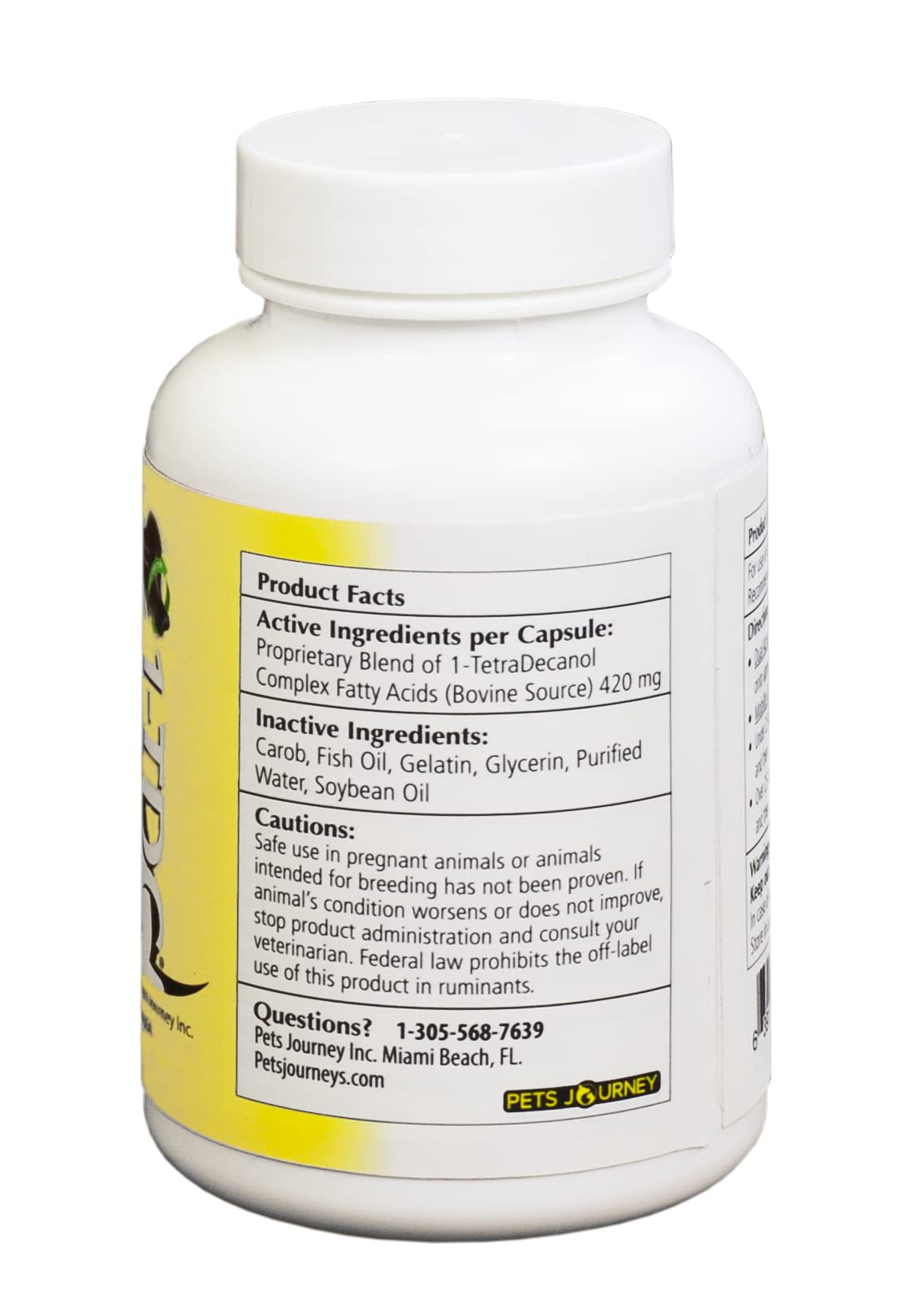 Pets Journey 1-TDC Dual Action Support for Oral Health & Mobility (60 ct)