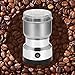 Molinillo de café eléctrico GGHKDD, 150 W, capacidad para granos de café, nueces, especias, cereales, hierbas, molinillo con 2 recipientes de acero inoxidable extraíbles con cuchilla