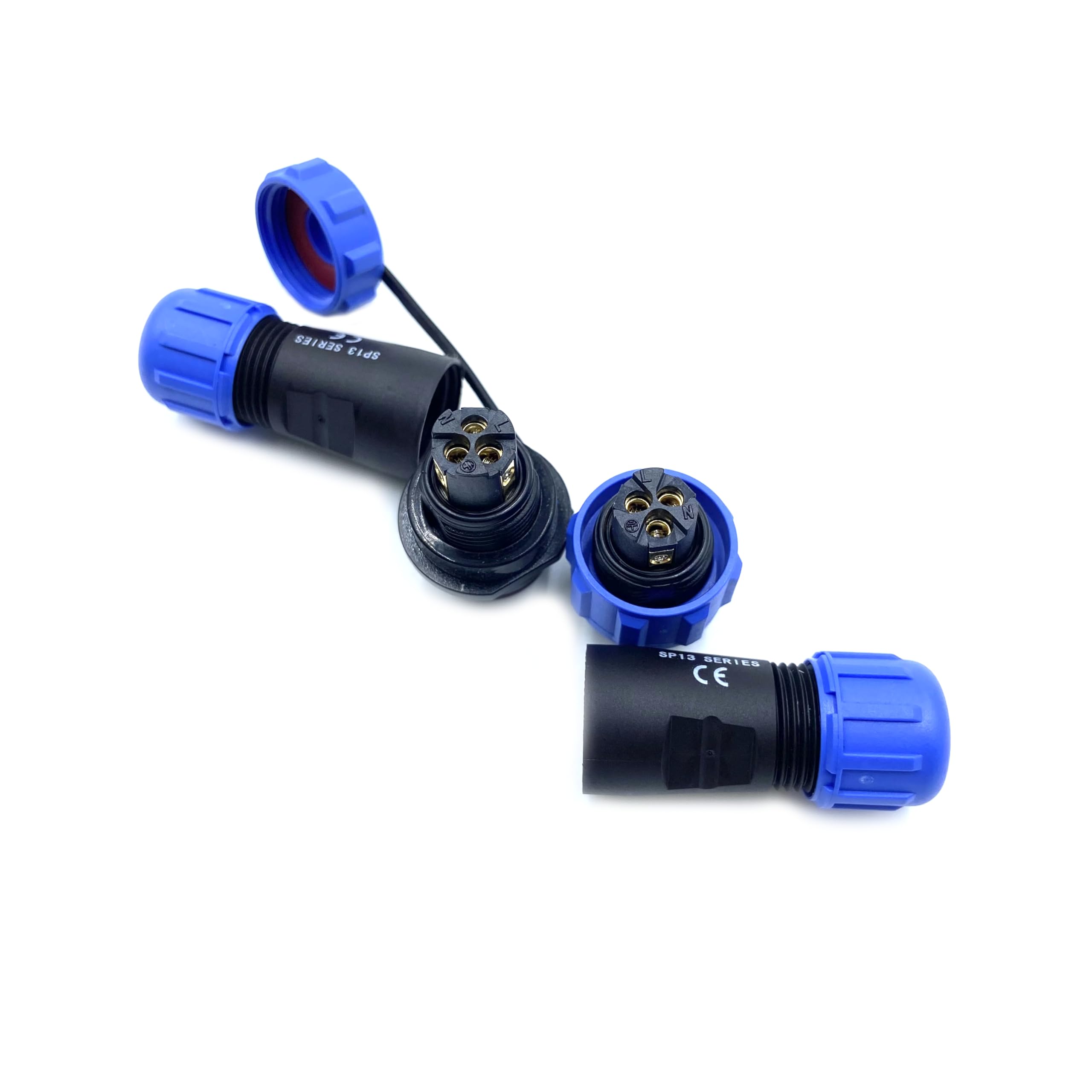 Connecteur Aéronautique SP17 4 Broches 4 Broches Sans Soudure IP68 Connecteur Aéronautique étanche Et Anti-poussière