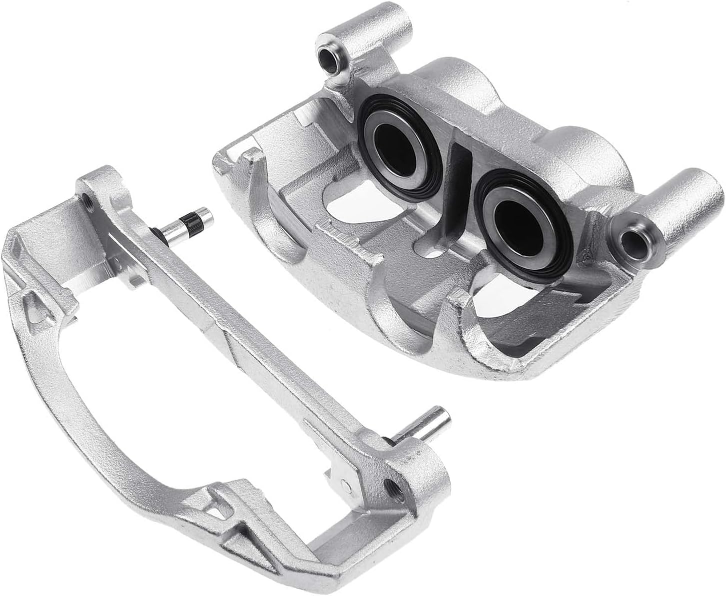 A-Premium Disc Brake Caliper Assembly with Bracket Compatible with Select Nissan Models - NV1500/NV2500/NV3500 2012-2021, Titan XD 2016-2021 - Front Right Passenger Side