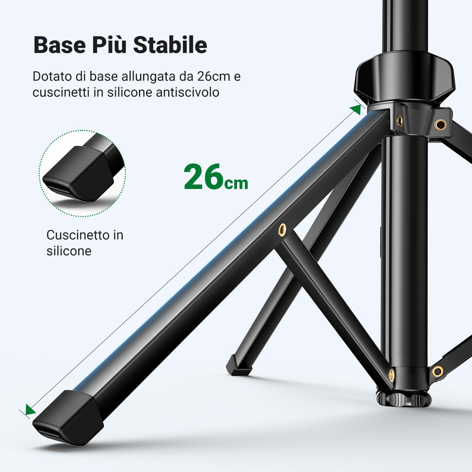UGREEN Bluetooth Selfie Stick Treppiede con Telecomando BT, Estensibile 170cm 3 in 1 per Cellulare Compatibile con iPhone 16 Plus Pro Max/15/14/13/12/11 ecc
