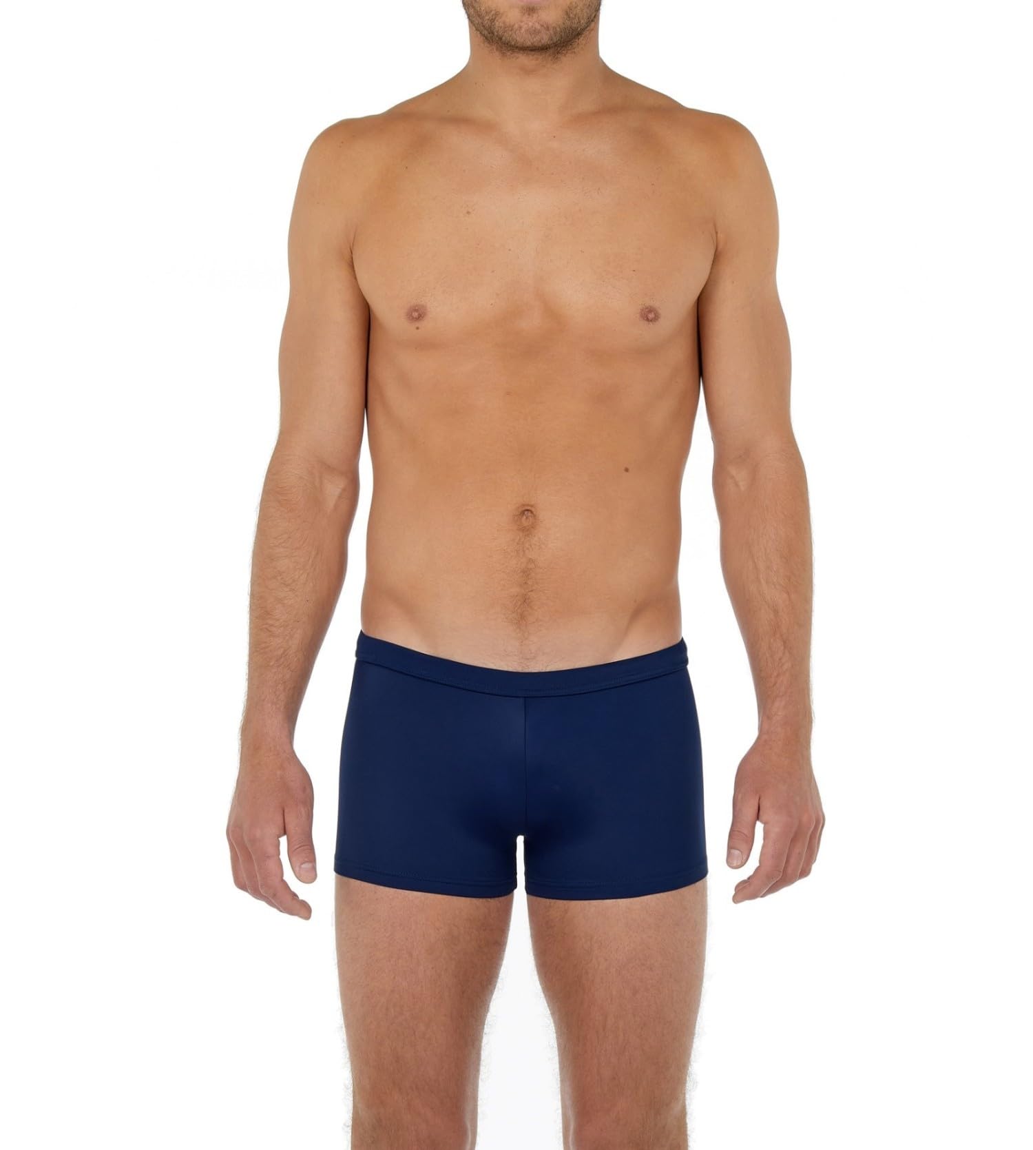 HOM Men's Boxer de bain SEA Life Swim Trunks, Marine, S
