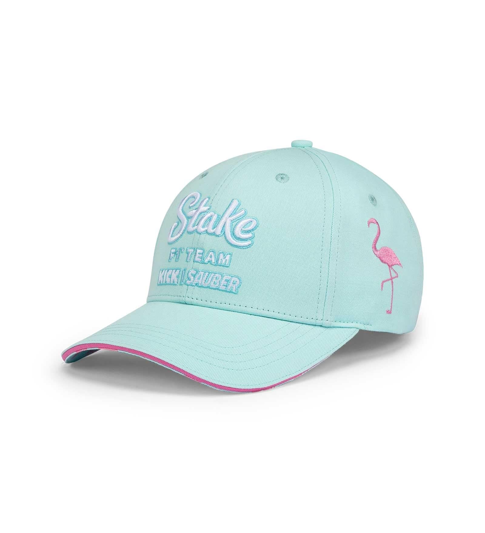 CMC Motorsports Stake F1 Kick Sauber Special Edition Miami GP Flamingo Baseball Hat - Blue - One Size