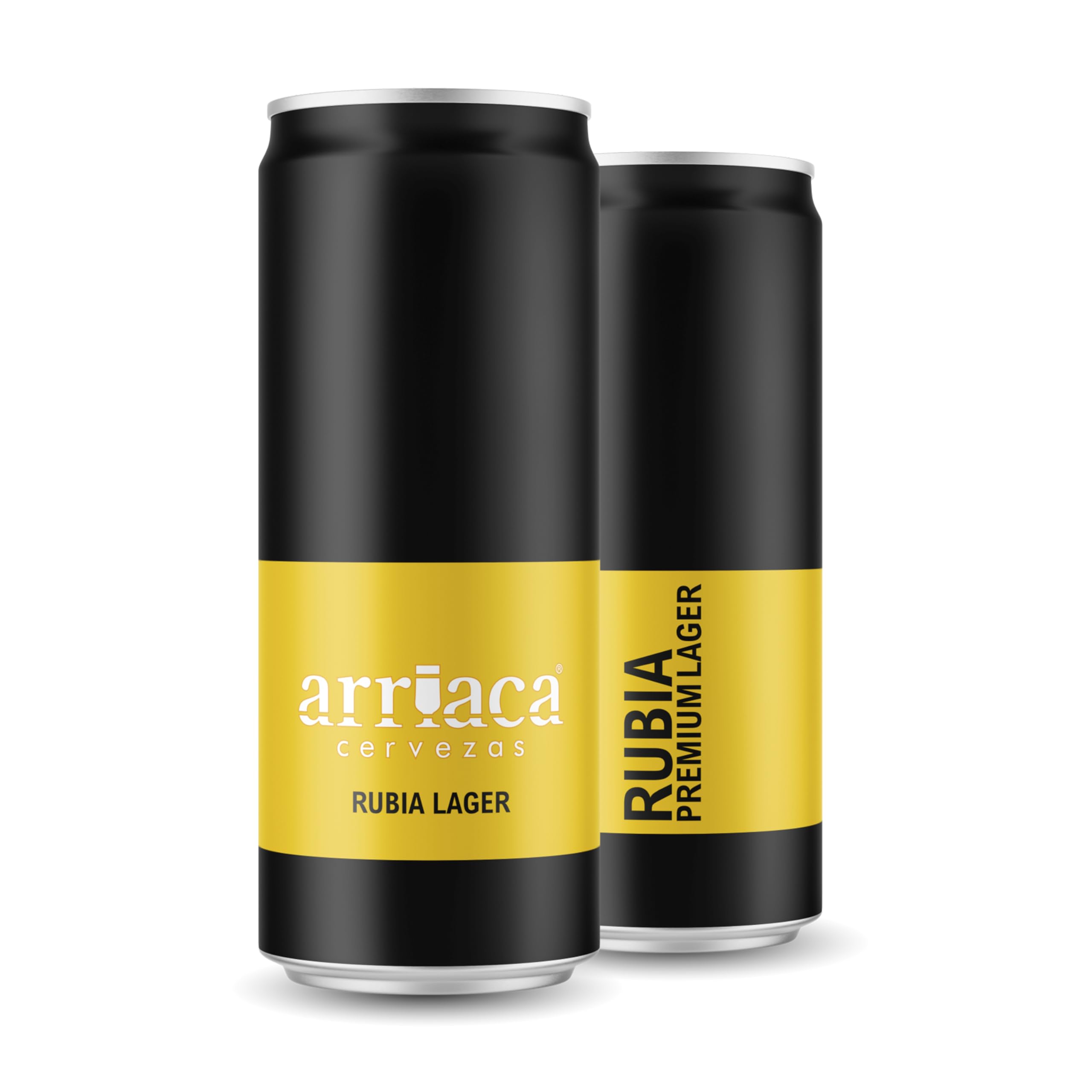 Cerveza Premium Arriaca RUBIA SIN GLUTEN en Pack Fabricación Artesanal. Premios internacionales a la Mejor Cerveza Rubia Artesana (24 latas 33cl)