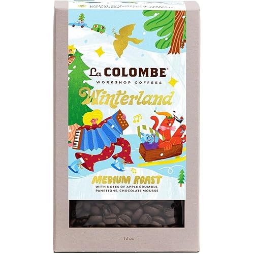 Miniatura 7 de La Colombe Corsica - Café de grano entero tostado oscuro, 12 onzas, paquete de 4 notas de chocolate, vino tinto y especias de Baker, granos de café
