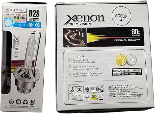 Miniatura 6 de Amrxuts 1 bombillas blancas frías D2SD2CD2R 35W-6000K, distancia de iluminación del 150%, diseño IP67 con soporte de aluminio metálico 85122 66240