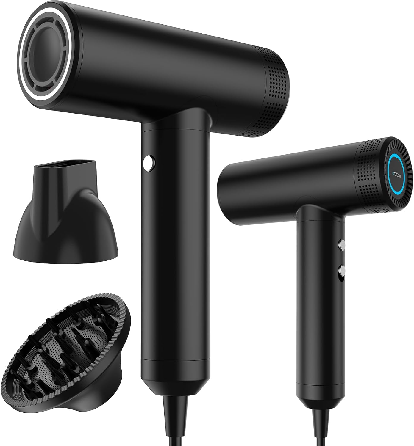 Professional High Speed Ionic Hair Dryer | Ultra-Fast Drying | Low Noise | 110000 RPM |Metal Body |Household Travel| Compact Blow Dryer with Magnetic Diffuser for Faster Drying All Hair Types