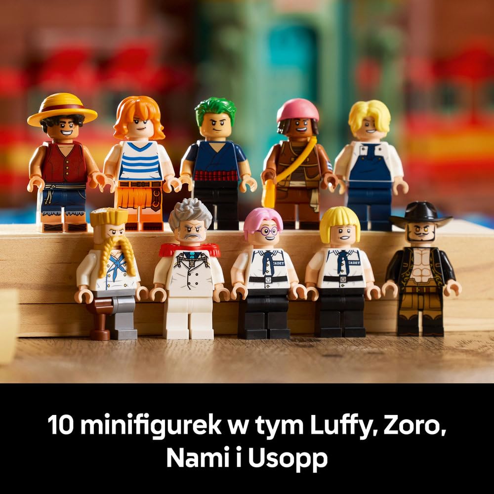 LEGO ONE PIECE Pływająca restauracja Baratie 75640 | Restauracja Baratie, zestaw dla dorosłych, prezent dla fana ONE PIECE, model do ekspozycji, 3402 elementy