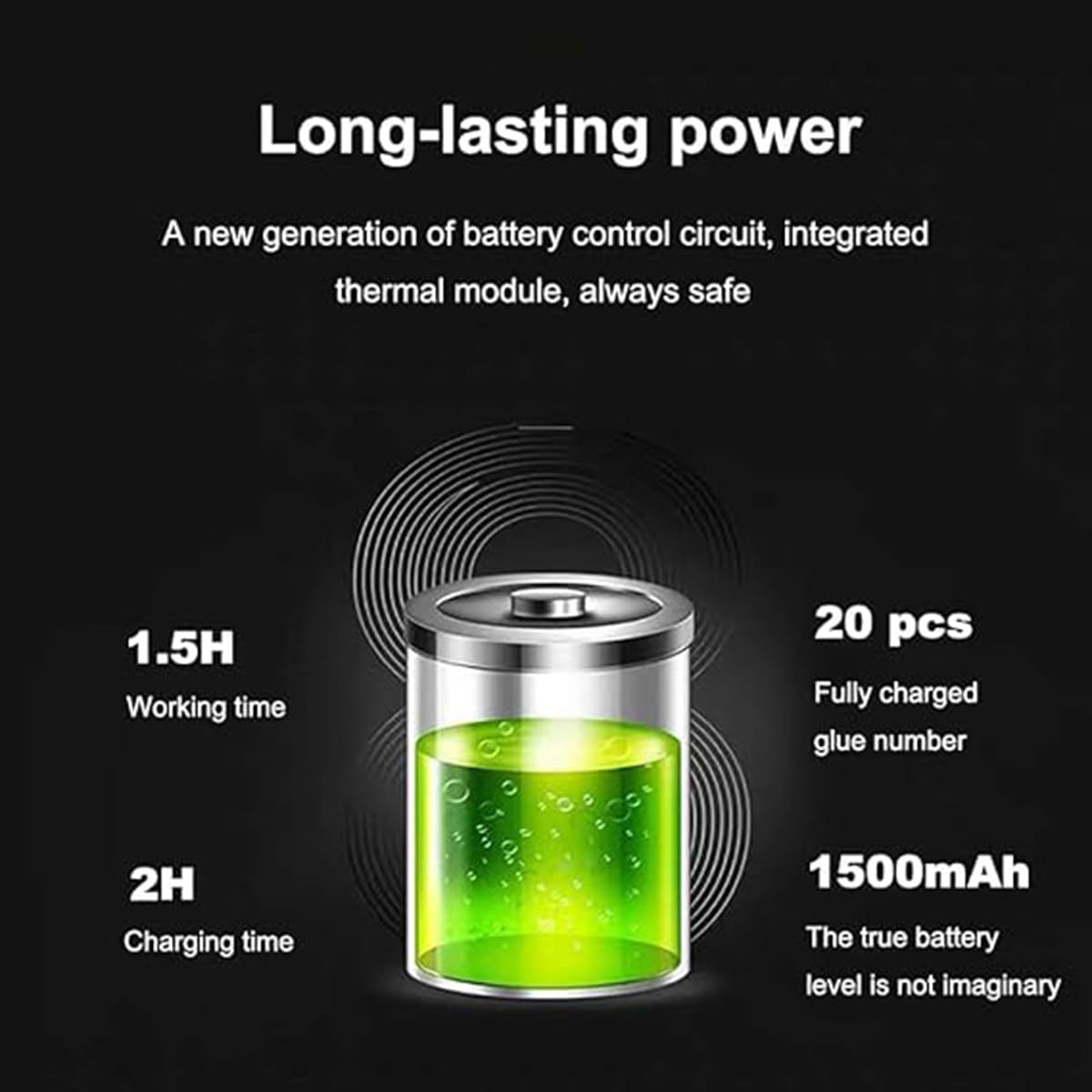 Elektryczny pistolet do uszczelniania zasilany bateryjnie, bezobsługowy pistolet do uszczelniania do akumulatorów Makita, elektryczny pistolet do silikonu, do napełniania,1xBattery