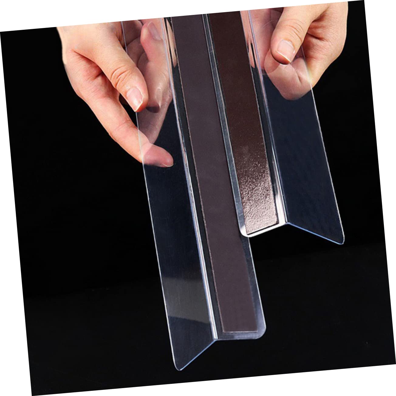 Parliky 8Pcs Magnetic Shelf Dividers for Closet Organization Storage Baffles for Wire Shelving Easy to Use No Tools Required Efficiently Separate Items Retail