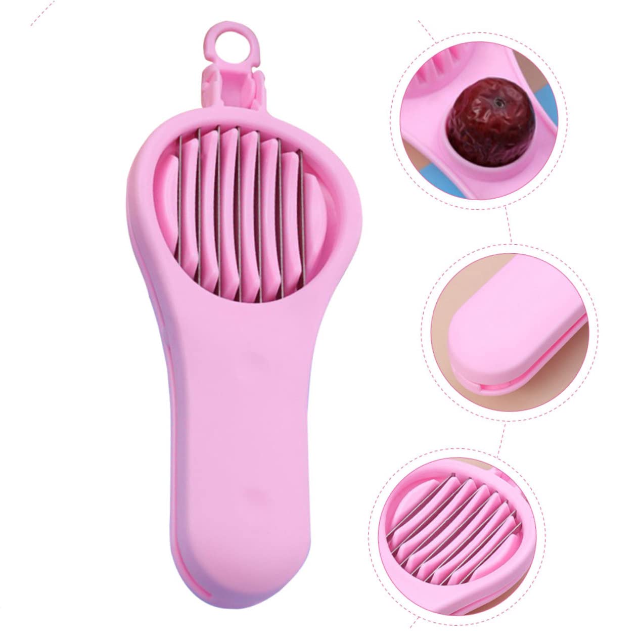 FUNOMOCYA Cherry Pitter Tool Date Core Slicer Manual Slicer for Cherry Fruits Design for Kitchen Use