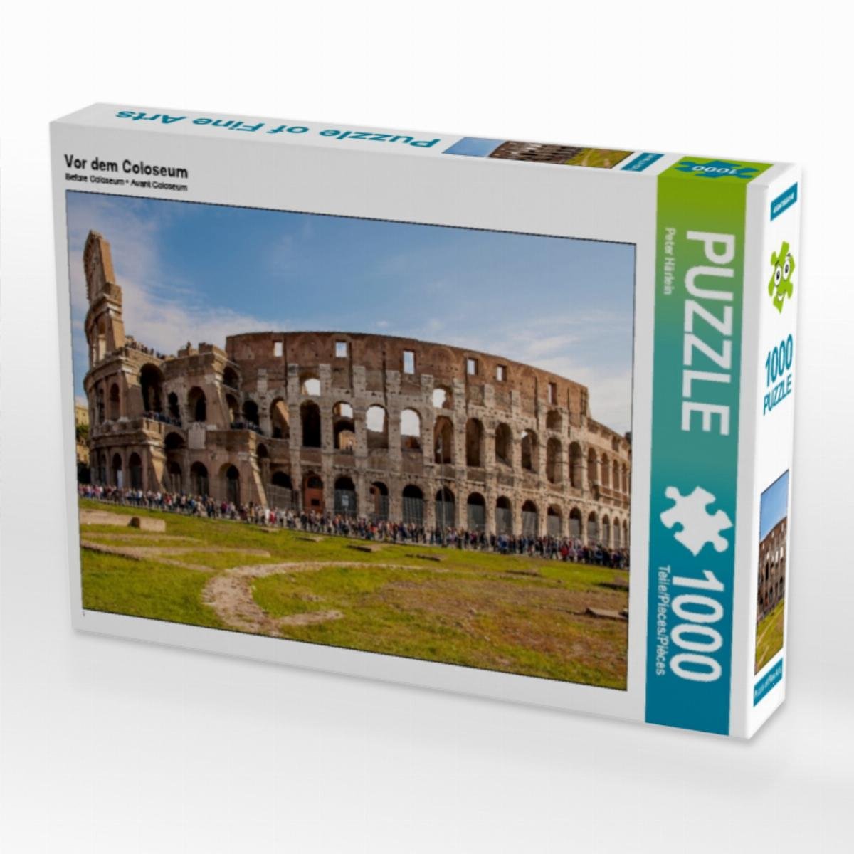 CALVENDO Puzzle in Front of The Coloseum 1000 Pieces 64 x 48 cm from Peter Härlein