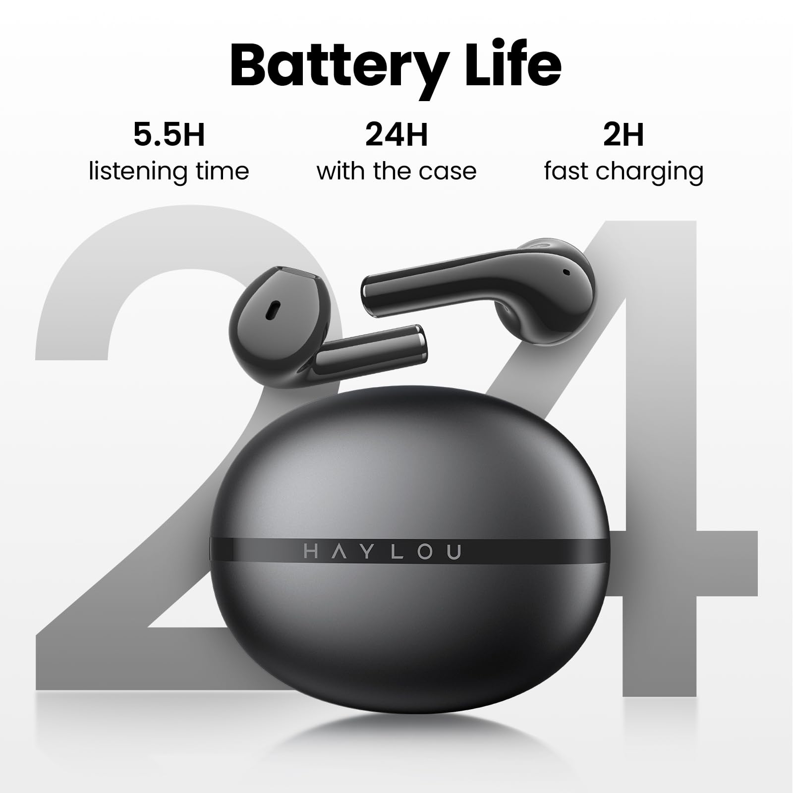 Xiaomi Haylou X1 2023 True Wireless Earbuds,ENC, BT5.3 Black EU 