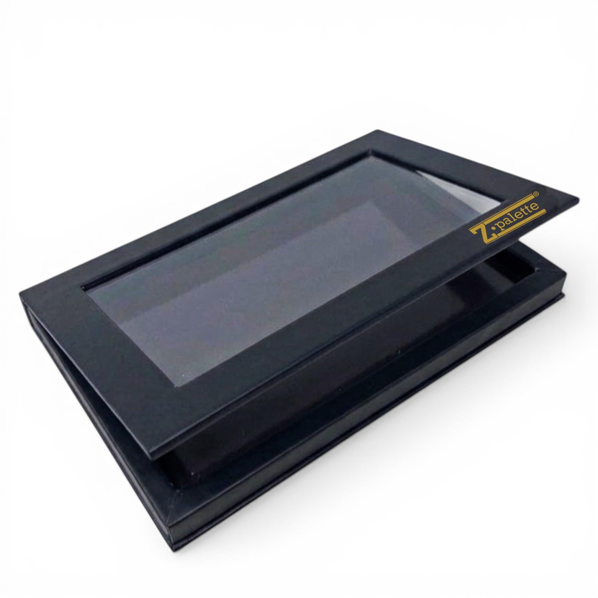 Palette magnetica profonda Z Palette per trucco, tavolozza magnetica vuota, tavolozza magnetica universale per ombretti, polveri, organizer di bellezza personalizzabile con finestra trasparente
