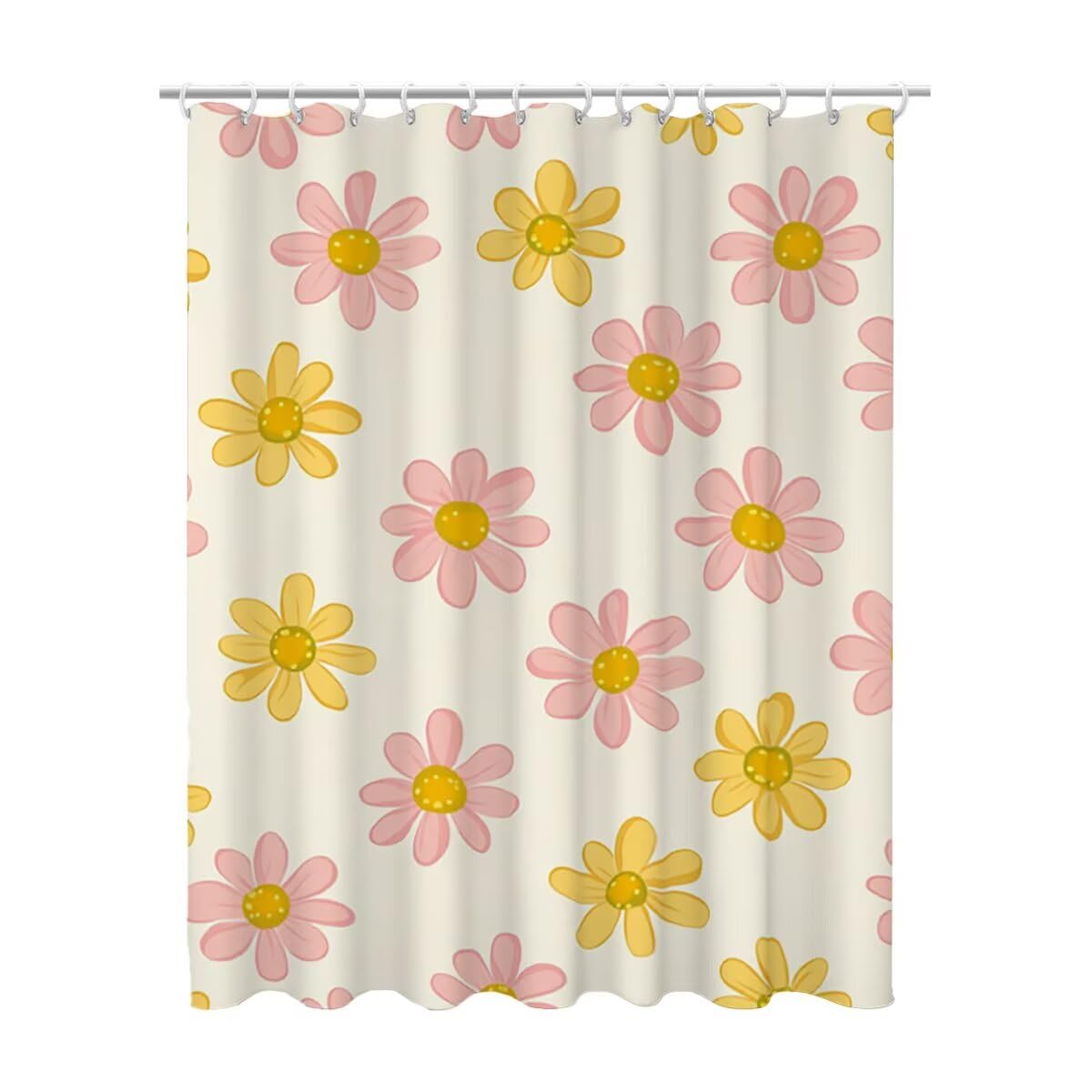 Rideau douche 100x200 cm imperméable en tissu beige