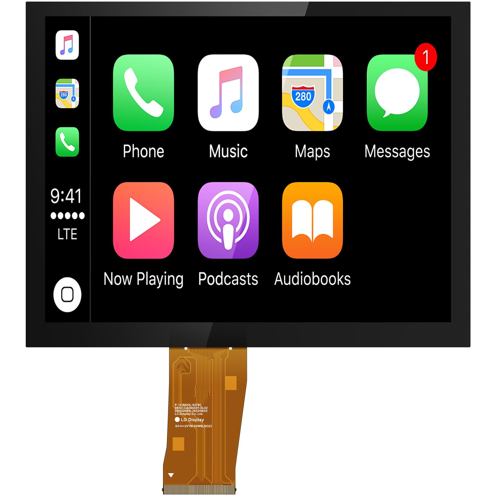 Professional Replacement 8.4" Uconnect 4C UAQ LCD Monitor Touch-Screen, Radio Navigation New OEM Replacement Fit for Jeep Dodge RAM Chrysler Gladiator 2017-2021, Replace # LA084X01(SL)(02)-image-13
