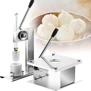 Baozi Maker, Semi-Automatic Bun Making Machine, Steel Chinese Bao Making Mold,Manual Bun Making Machine, 400-500buns/H, for Cooking Delicious Baozi for Restaurant