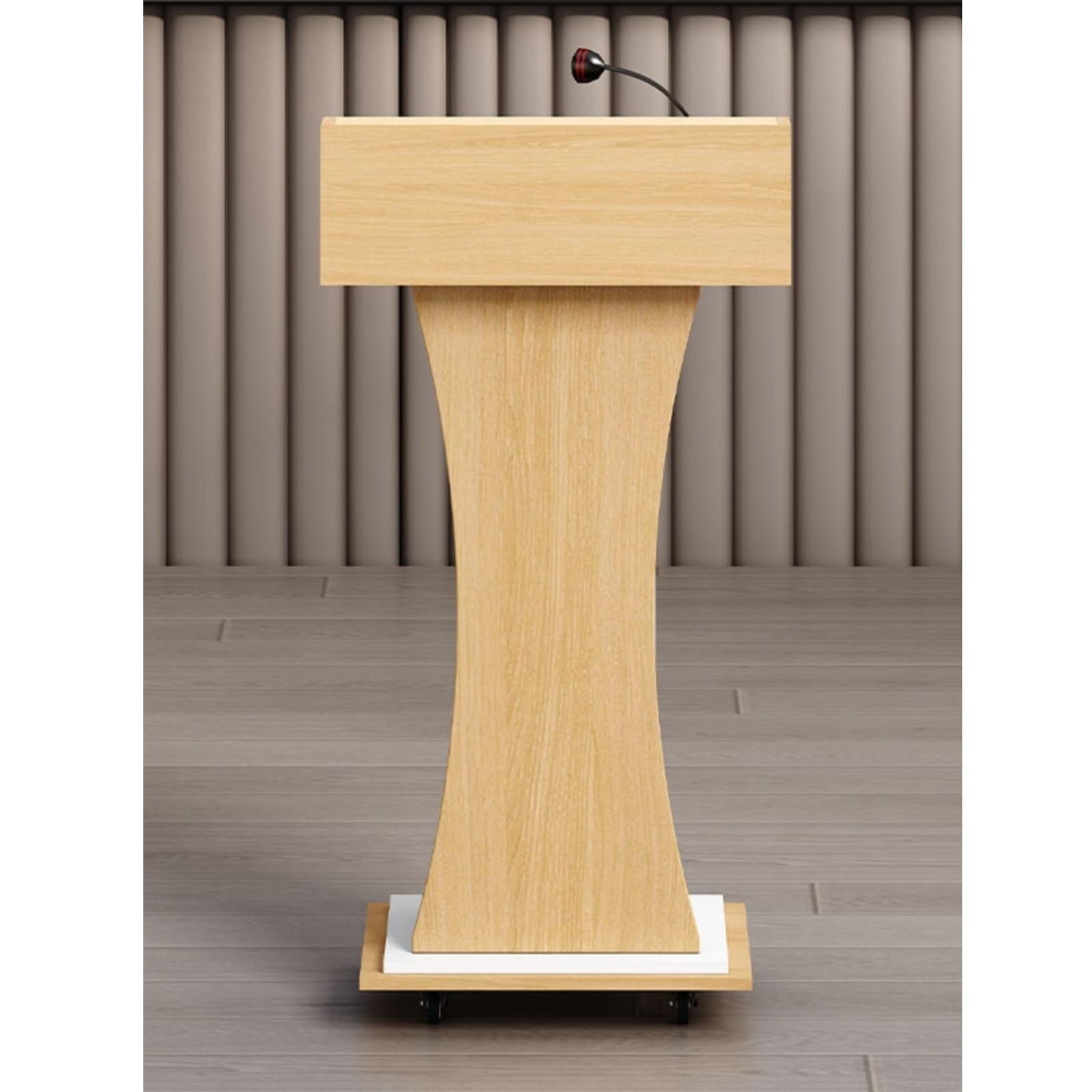 Tribune Support de Podium avec 4 Roues verrouillables, pupitres et podiums for l'école, Le Bureau, la conférence Maison