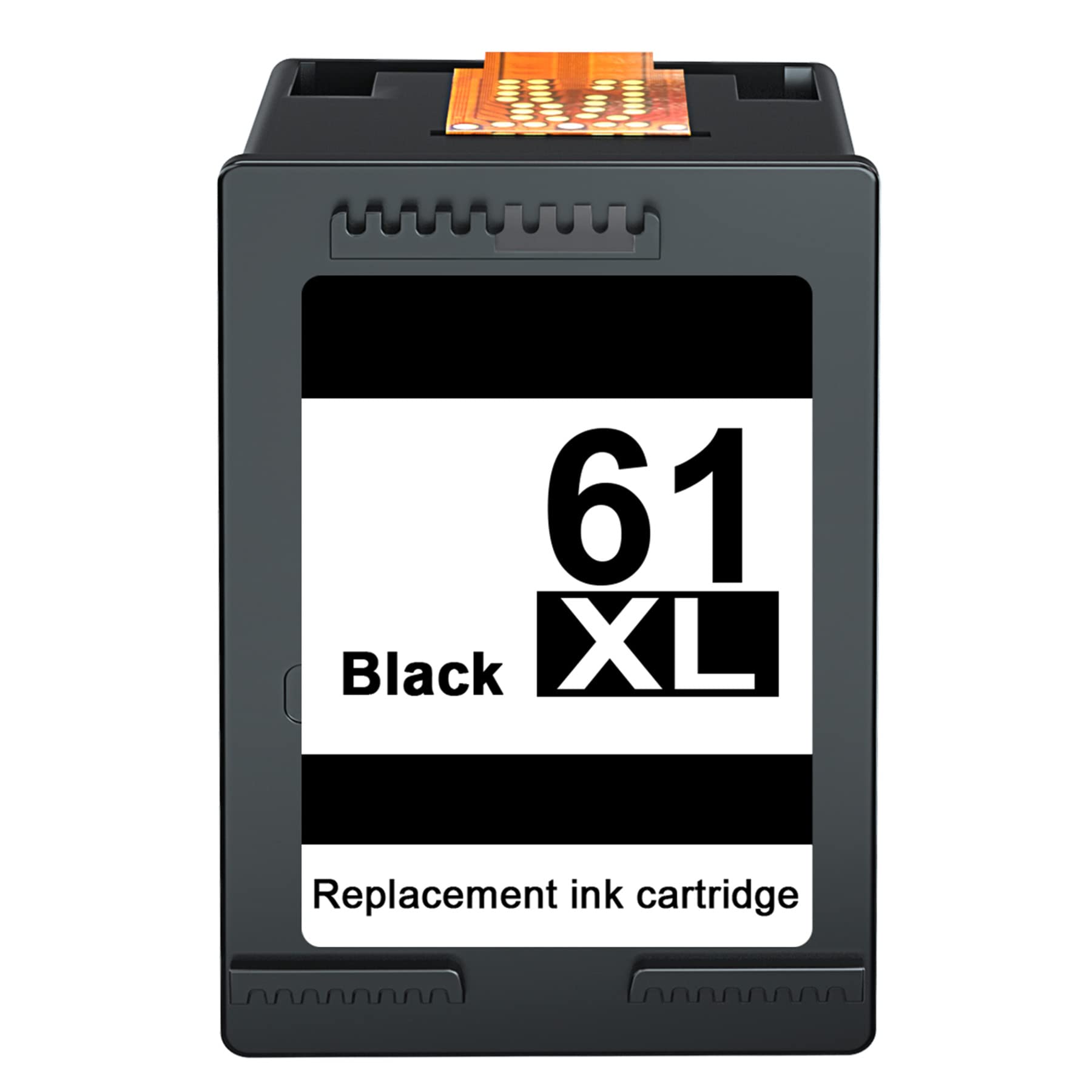 Valinkso Ink 61XL Black Ink Cartridges Replacement for HP 61XL Ink Work with Deskjet 2540 1056 1510 1000 1010 Envy 4500 5530 Officejet 4630 2620 4635 Series Printer (1 Black)