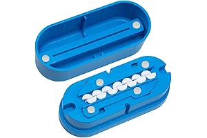 Multiple Pill Splitter for Precise Splitting and Quartering of Oblong, Round Pills