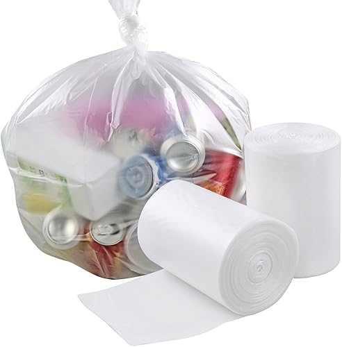 Miniatura 5 de Idomy Bolsa de basura transparente de 18 galones, resistente, 100 unidades