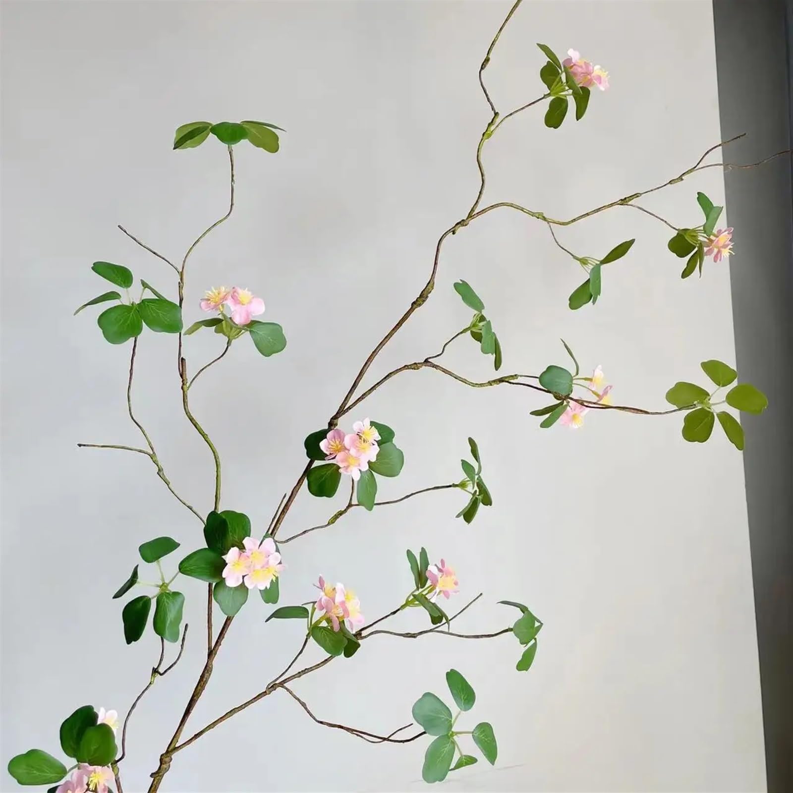 Ghirlanda Artificiale per Decorazioni Lusso stile Zen Foglia verde piante finte ramo lungo Viti appassite Fiori artificiali decorazione della festa nuziale flores Decorazioni per feste e matrimoni(Pin