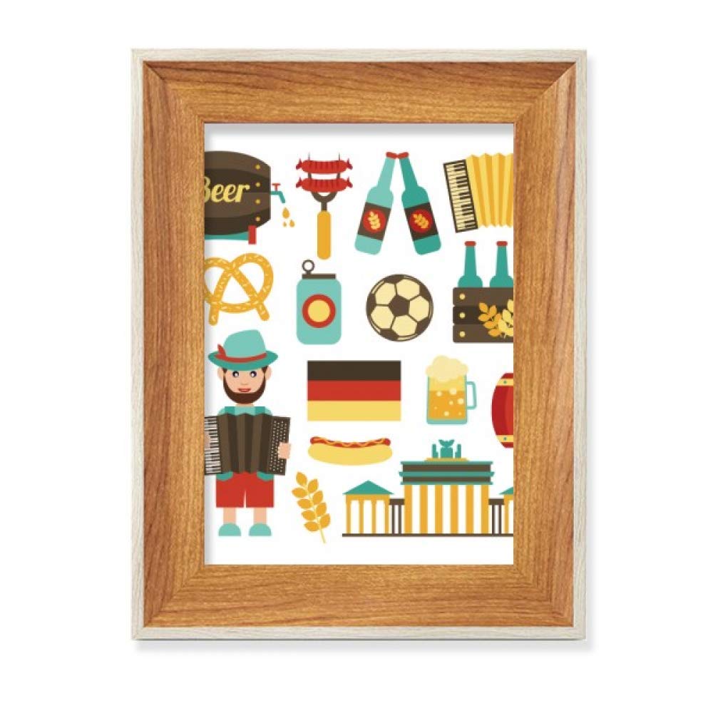 Cadre photo en bois Culture Foot, peinture décorative en lot pour bureau